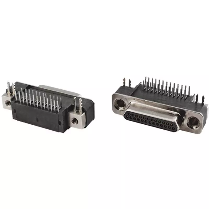 Japan Connect Industry D-Sub connector 1 Amp (at 25℃) Current Capacity 1000 min Insulation Resistance 50(max) mΩ Contact, MDSE-25P-RA