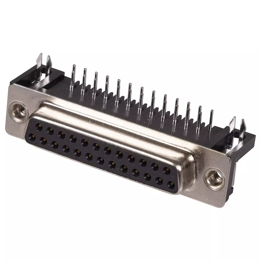 MULTICOMP PRO D Sub Connectors CONNECTOR, D SUB, RECEPTACLE, 25P, 5504F1-25S-02-03-F1 (Pack of 5)