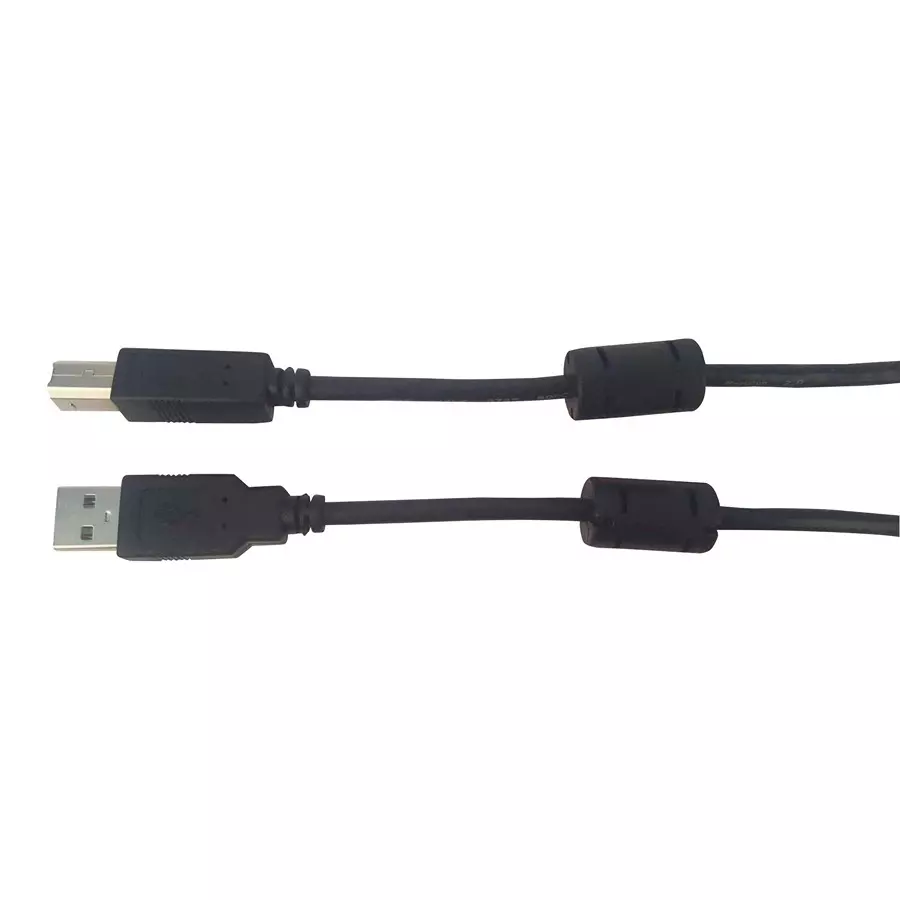 MULTICOMP PRO USB / Lightning Cables USB CABLE, 2.0 PLUG A-B, 6FT, BLACK, MC002732