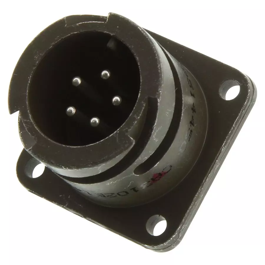 ITT CANNON Circular MIL Spec Equivalent Connectors CIRCULAR, SIZE 14, 5 WAY PIN, CA3102E14S-5PB05