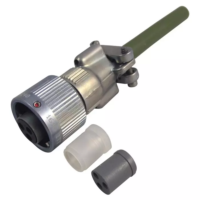 ITT CANNON Circular MIL Spec Equivalent Connectors PLUG, CA-BLUE, SIZE 10SL, 3 WAY, SKT, CA3106E10SL-3SB-A240