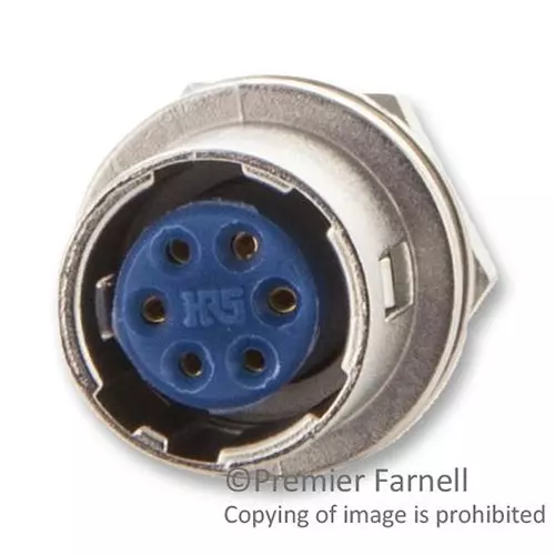 HIROSE(HRS) SOCKET, PANEL, 6POLE, HR10-7R-6S(73)