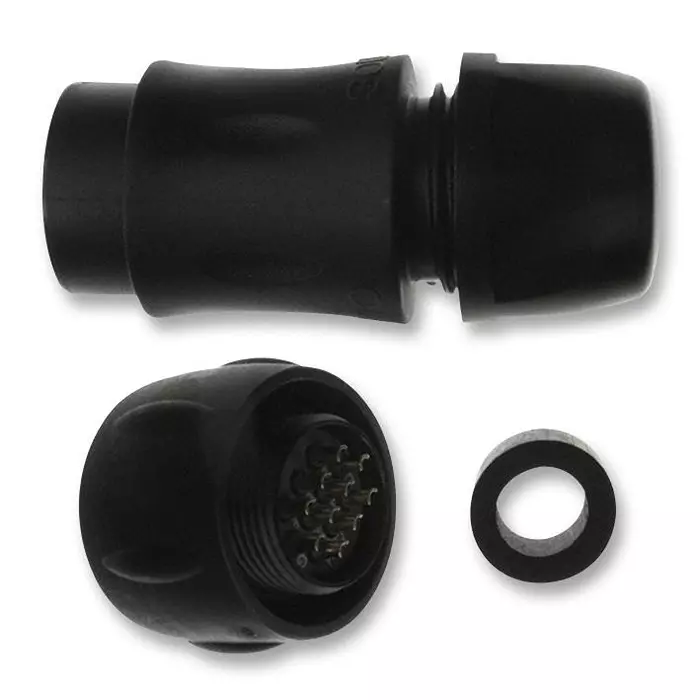 SOURIAU-SUNBANK / EATON PLUG, HISEAL, SIZE12, 10WAY, PIN, UTS6JC12E10P