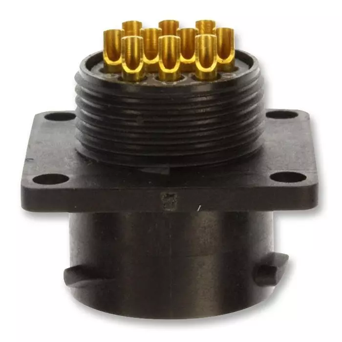 SOURIAU-SUNBANK / EATON RECEPTACLE, HISEAL, SIZE12, 10WAY, PIN, UTS012E10P