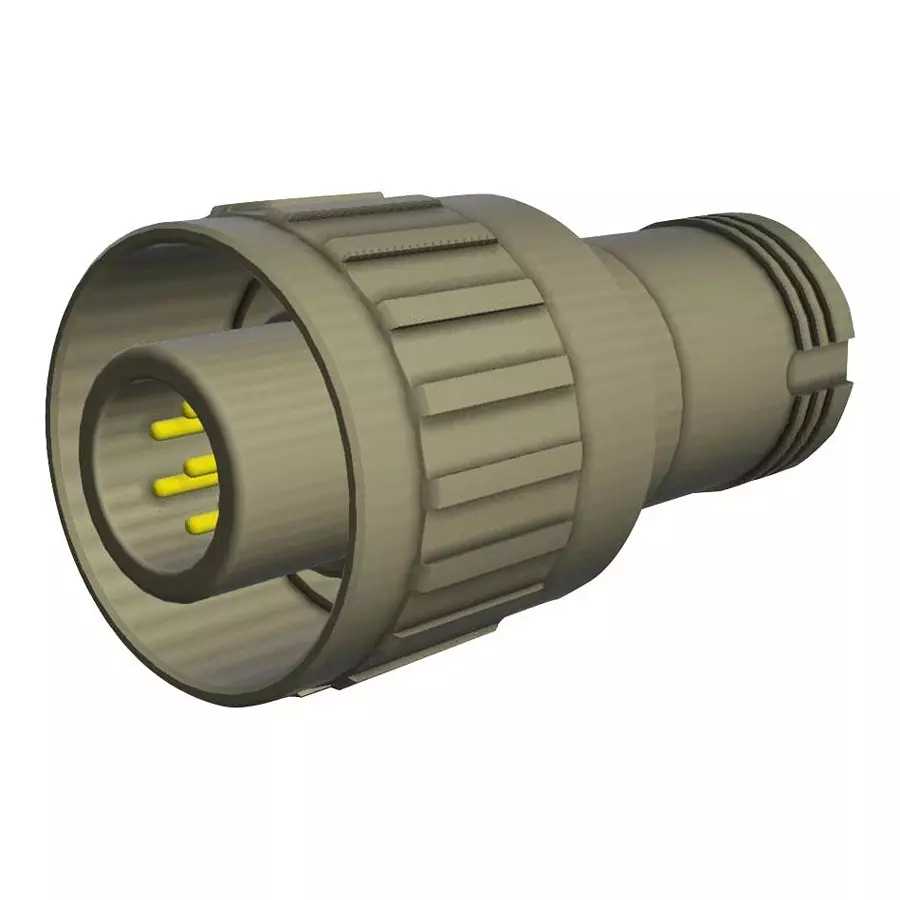 SOURIAU-SUNBANK / EATON CIRCULAR CONN, PLUG, 5POS, CABLE, FEDM10PLN0516SAY