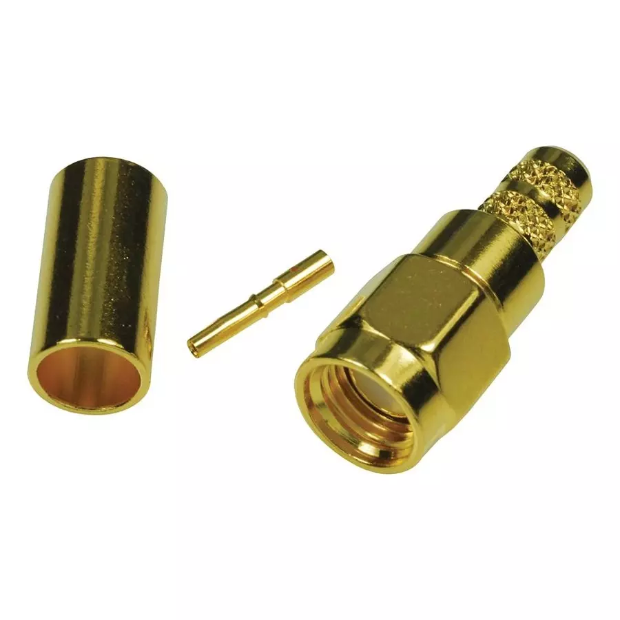 AMPHENOL RF RF Connectors CONNECTOR, SMA-RP, PLUG, 50 OHM, CABLE, 132234RP.