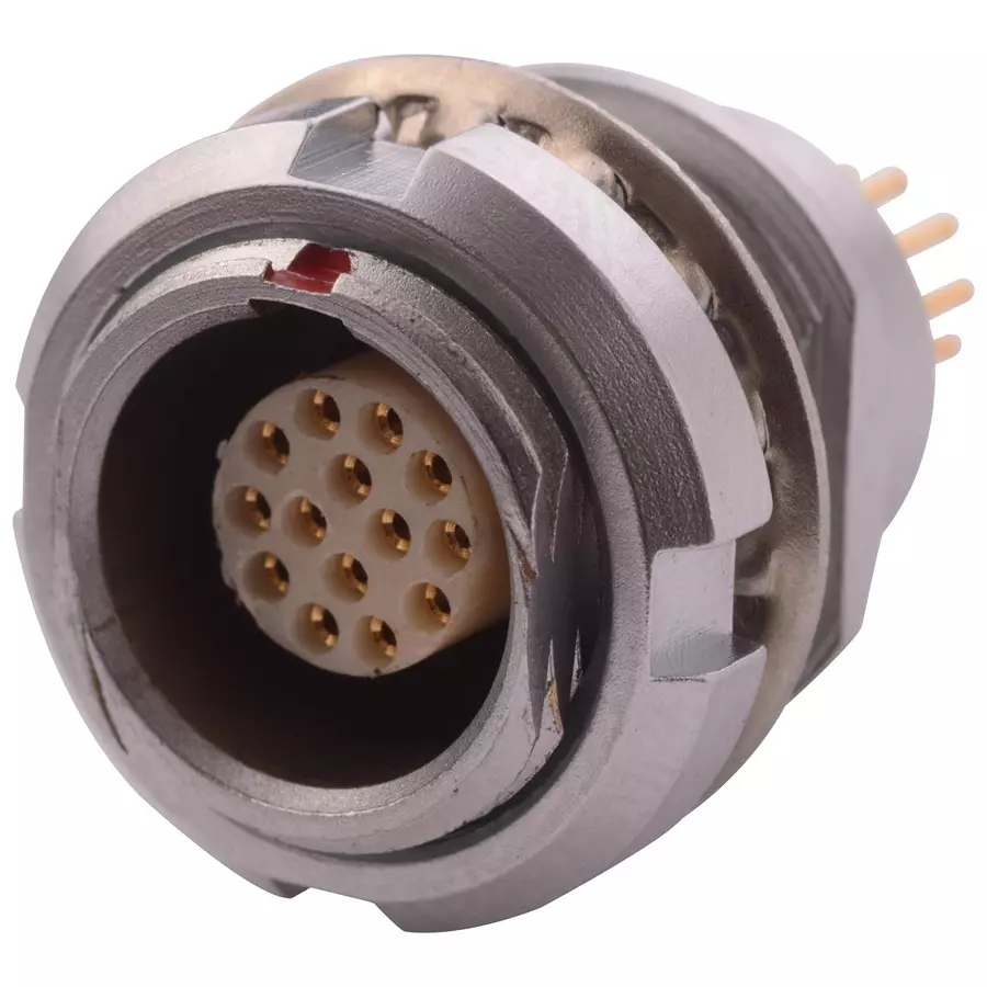 NORCOMP Circular Conn, Rcpt, 6Pos, Panel, 821B006-213R001