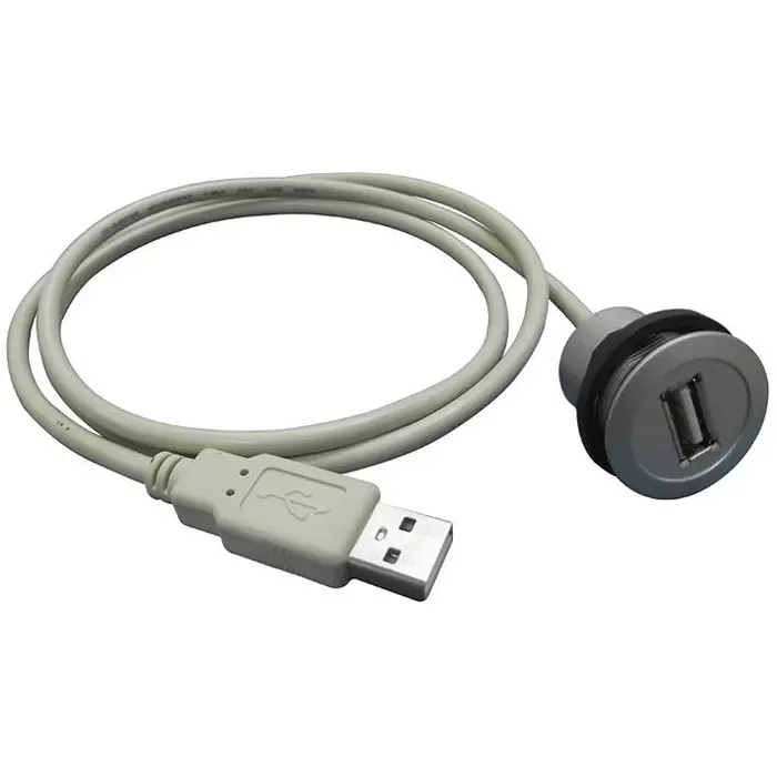 Harting USB / Lightning Cables ADAPTOR, USB2.0, A-A, PANEL, 1.5M, 09 45 452 1922