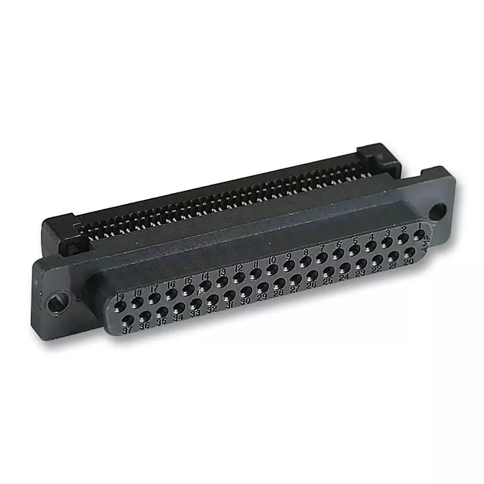 AMP - TE CONNECTIVITY SOCKET, IDC, D, PLASTIC, 37WAY, 1658614-1