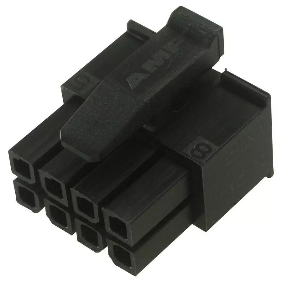 AMP - TE CONNECTIVITY PLUG & SOCKET HOUSING, RECEPTACLE, NYLON, 794617-8 (Pack 10)