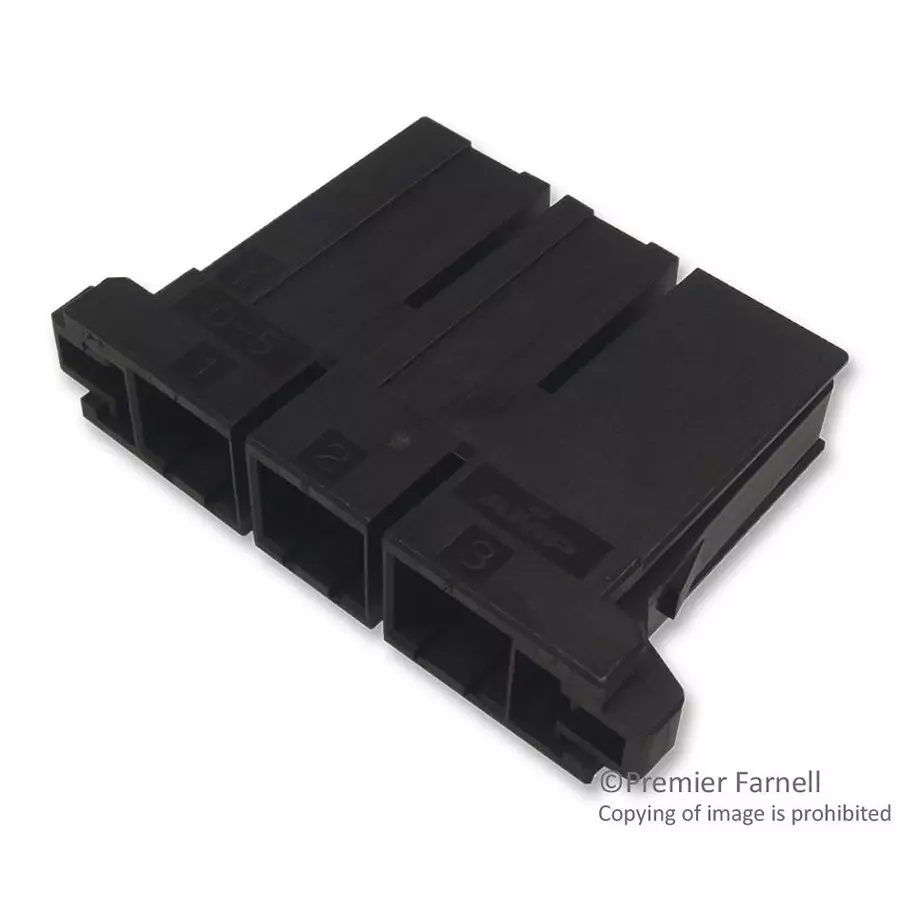 AMP - TE CONNECTIVITY HOUSING, RECEPTACLE, D-5200S, 3WAY, 2-179958-3