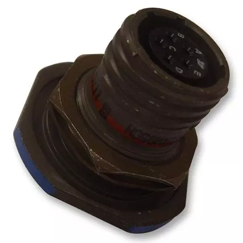 AMPHENOL INDUSTRIAL CONNECTOR, CIRC, 21-75, 4WAY, SIZE 21, D38999/24WG75PC