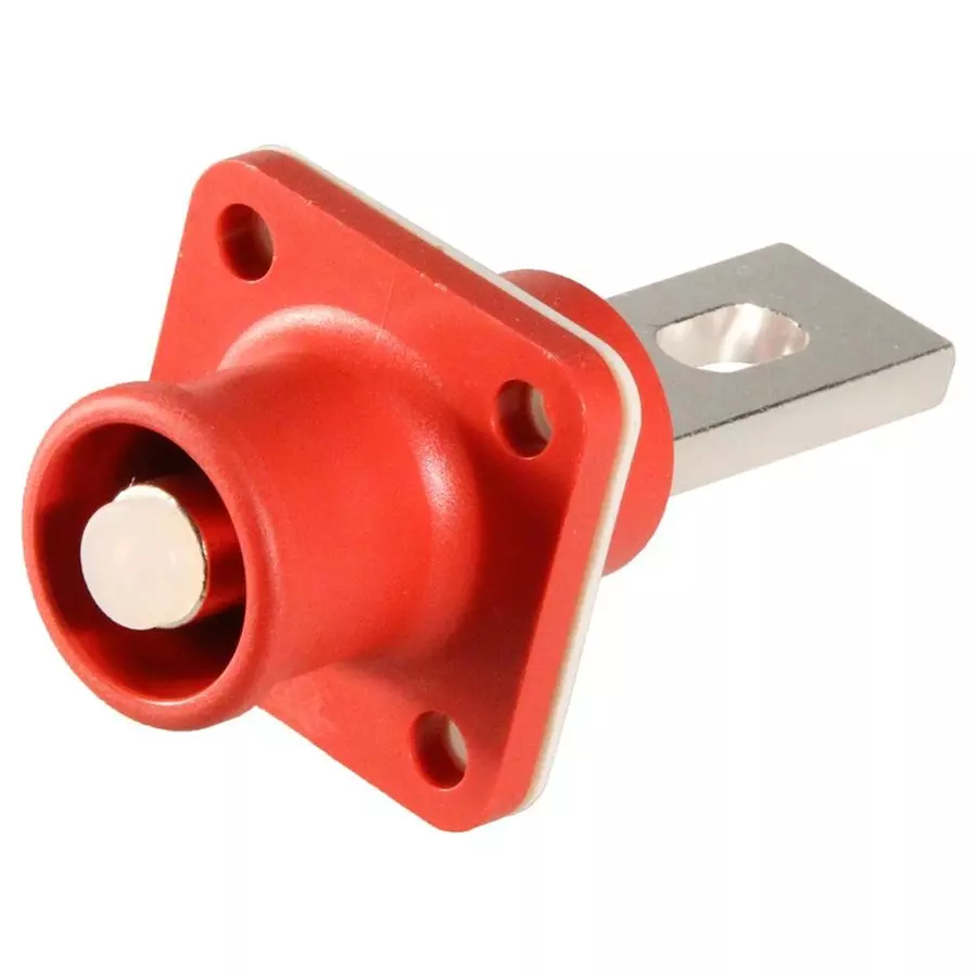 AMPHENOL INDUSTRIAL POWER ENTRY, RCPT, 300A, 1KV, PANEL, RED, SLPIRCBPSR1