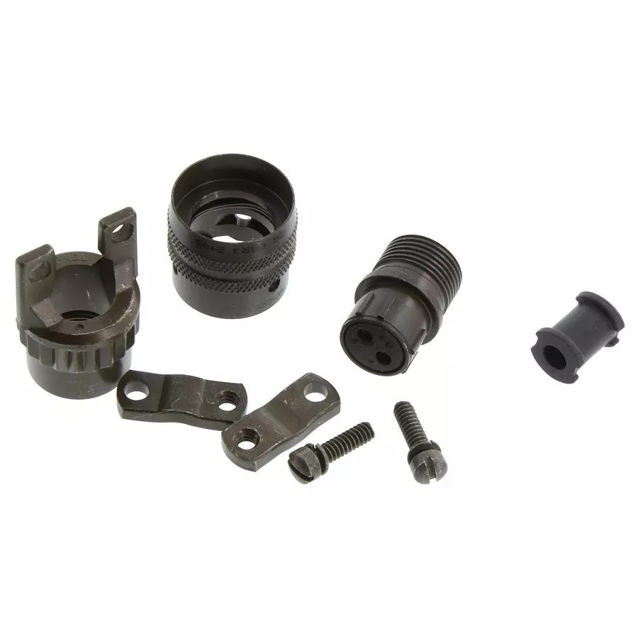 AMPHENOL INDUSTRIAL CIRCULAR CONNECTOR, PLUG, 10-2, 2POS, PT06A-10-2S(SR)