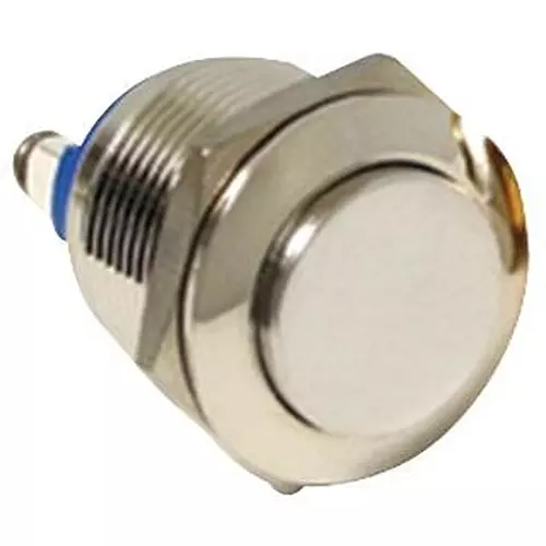 E-SWITCH ANTI-VANDAL PUSHBUTTON SWITCH, SPST, 2A, 48VDC, PV2F640SS.