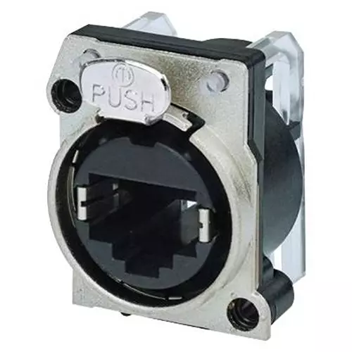 NEUTRIK CONNECTOR, RJ45, JACK, 8P8C, CAT5E, NE8FBH-C5-LED