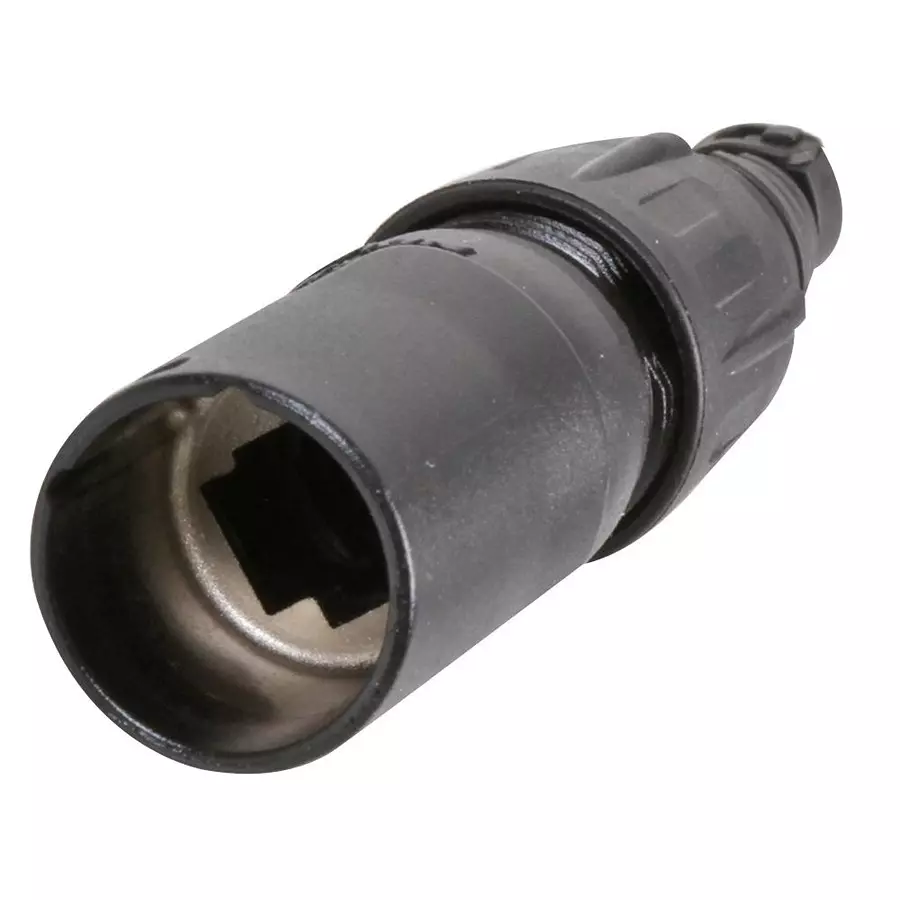 NEUTRIK ETHERCON CABLE HOUSING BLACK, NE8MX-B