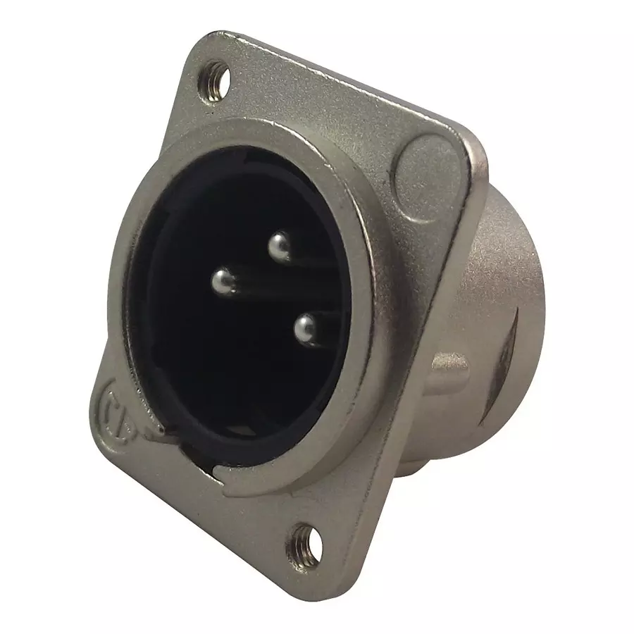 NEUTRIK PLUG, XLR, M3, PANEL, UNIFIED, 3POLE, NC3MDM3-L-1