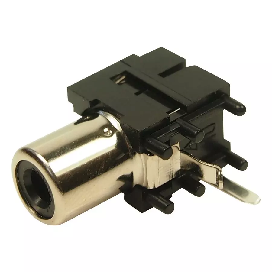 CLIFF ELECTRONIC COMPONENTS RCA CONNECTOR, JACK, 1POS, 8.3MM, BLACK, FC68371