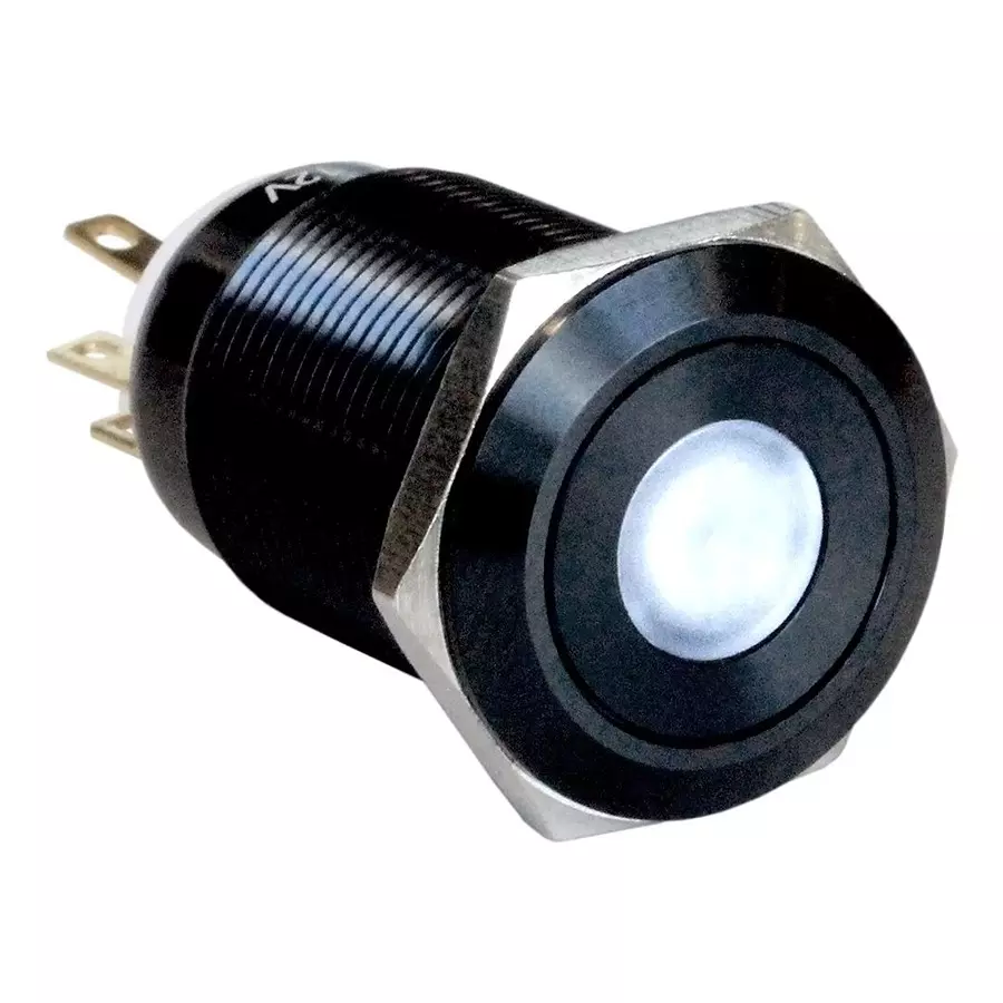ARCOLECTRIC (BULGIN LIMITED) ANTI VANDAL SW, SPDT, 5A, 24V/125V, WHT, MPI005D28LAWH12
