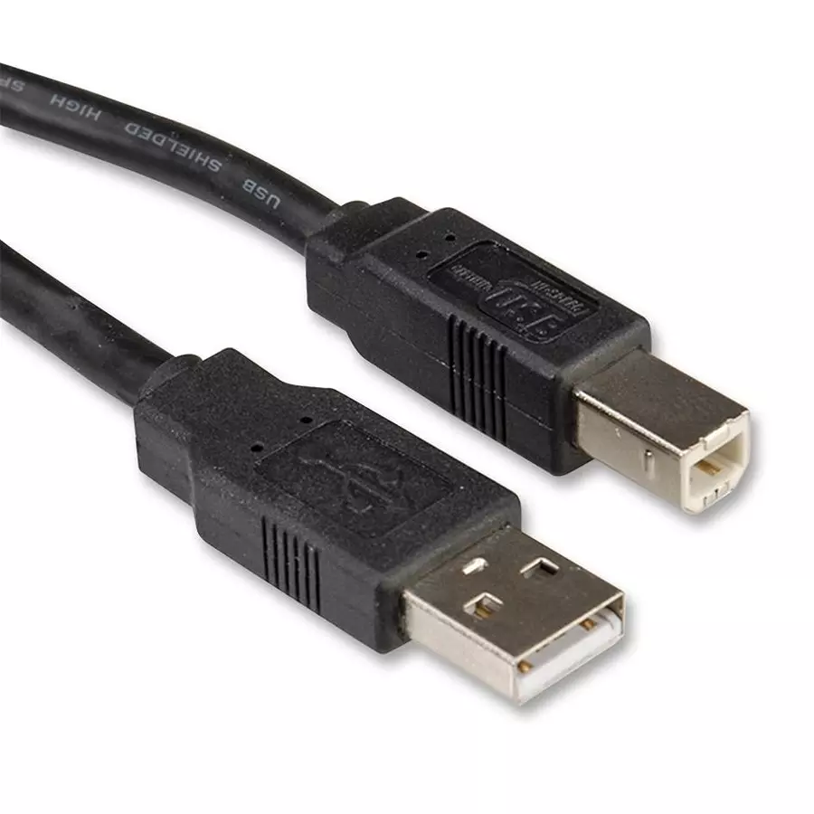 ROLINE COMPUTER CABLE, USB2.0, 1.8M, BLACK, 11.02.8818