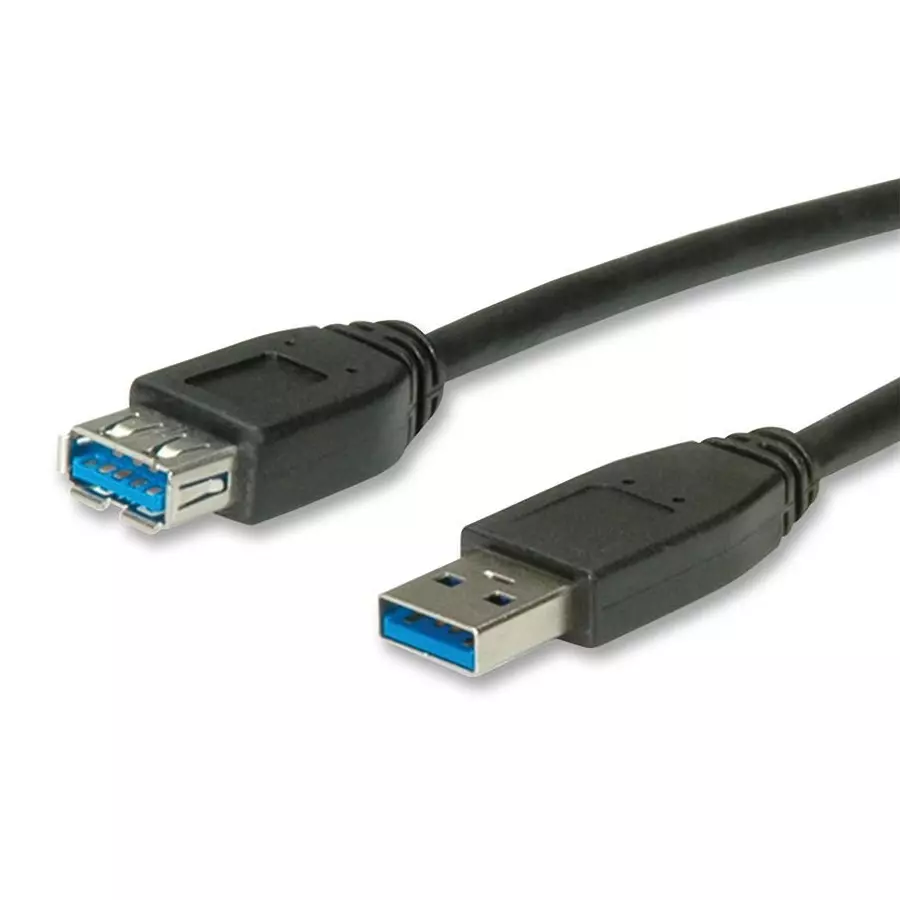 ROLINE COMPUTER CABLE, USB3.0, 800MM, BLACK, 11.02.8977