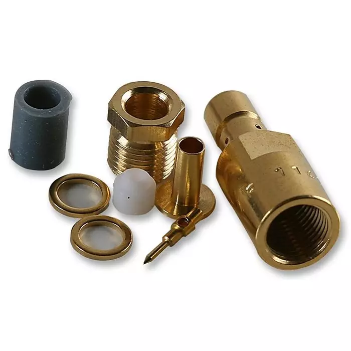RADIALL RF COAXIAL, SMB, STRAIGHT JACK, 50OHM, R114205000