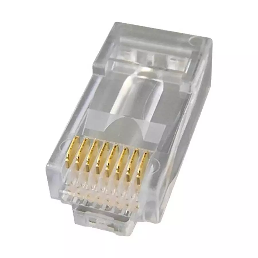 STEWART CONNECTOR RJ45 CONNECTOR, PLUG, 8P8C, 1PORT, CRIMP, SS-39500-001 (Pack of 50)