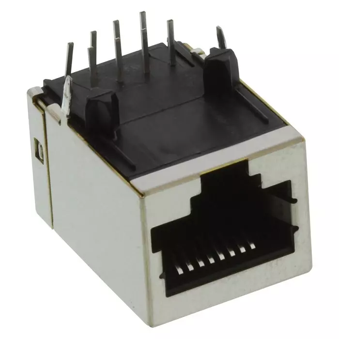 STEWART CONNECTOR RJ50 JACK, R/A, 10P10C, 1PORT, SHLD, SS64100-043F