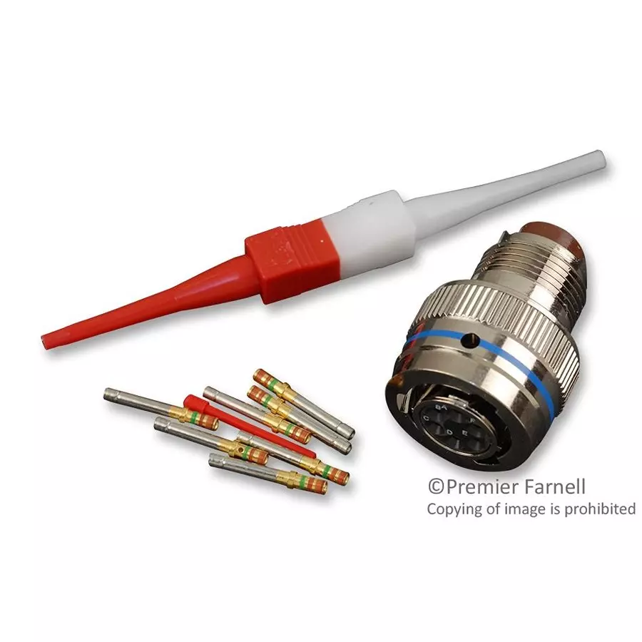 AERO ELECTRIC/CONESYS Circular Connector, Plug, Straight, Size 10, 6 Position, Cable, MS3476L10-6S