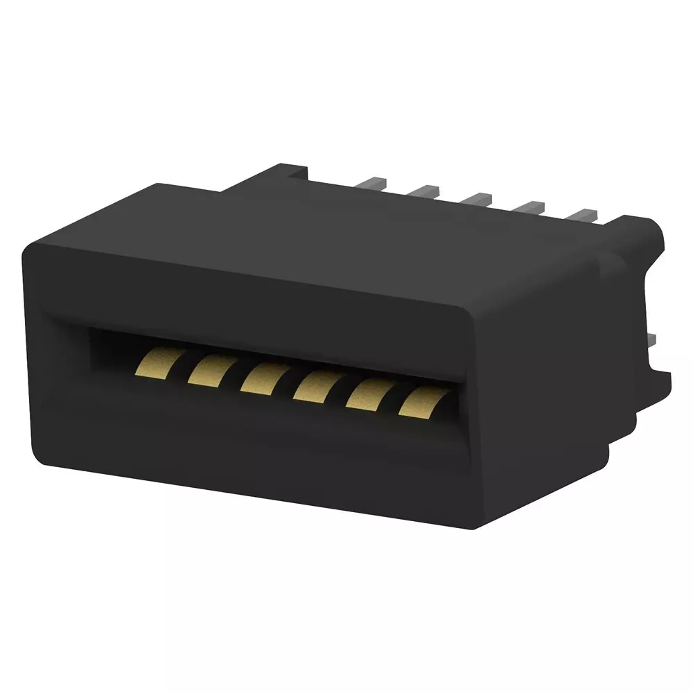 TE CONNECTIVITY Card Edge Conn, Dual Side, 12 Pos, Th, 7-5530843-5