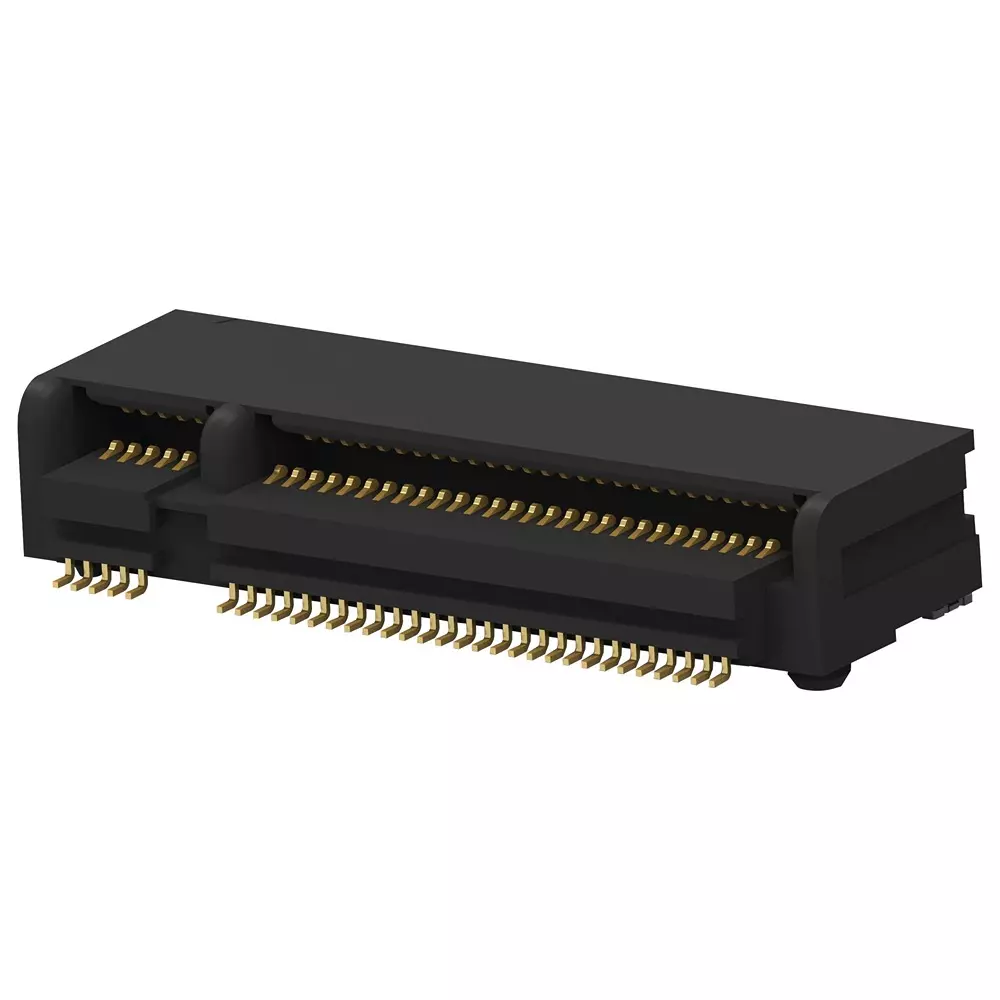 TE CONNECTIVITY Card Edge Conn, Dual Side, 67Pos, Smt, 2199230-5