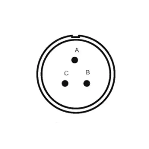 ITT CANNON CIRCULAR CONNECTOR, PLUG, 16S-5, CABLE, MS3106E16S-5PW