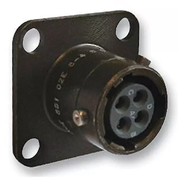 SOURIAU-SUNBANK / EATON Circular MIL Spec Equivalent Connector, Wall Mount RCPT, 8-3A, 85102E83APW50