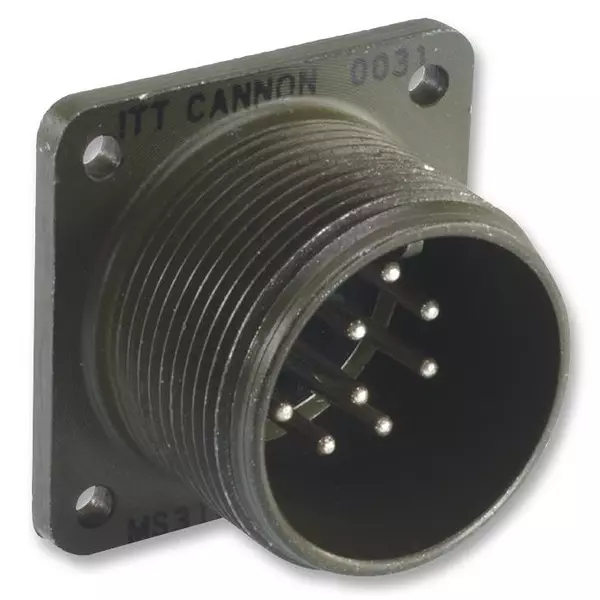 AMPHENOL INDUSTRIAL Circular MIL Spec Equivalent Connectors CONNECTOR, CIRCULAR, SIZE 24, 13WAY, CS3102A24-58P
