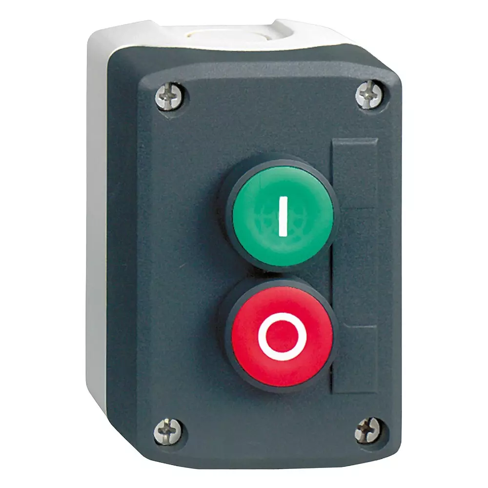 SCHNEIDER ELECTRIC Control Stations CONTROL STATION, 2 PUSH BUTTONS, XALD214