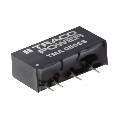TRACO POWER Isolated Through Hole DC / DC Converters CONVERTER, DC/DC, 1W, +/-12V/0.04A, TMA 1512D