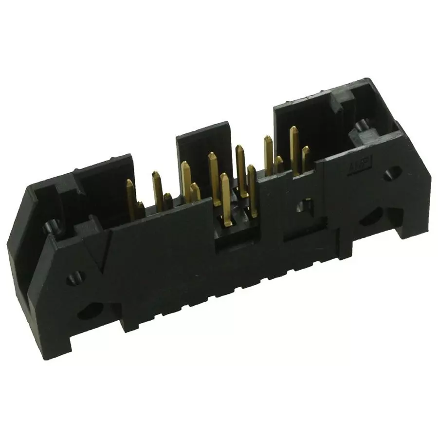 AMP - TE CONNECTIVITY WIRE-BOARD CONNECTOR, HEADER, 14 POSITION, 2.54MM, 5102154-2