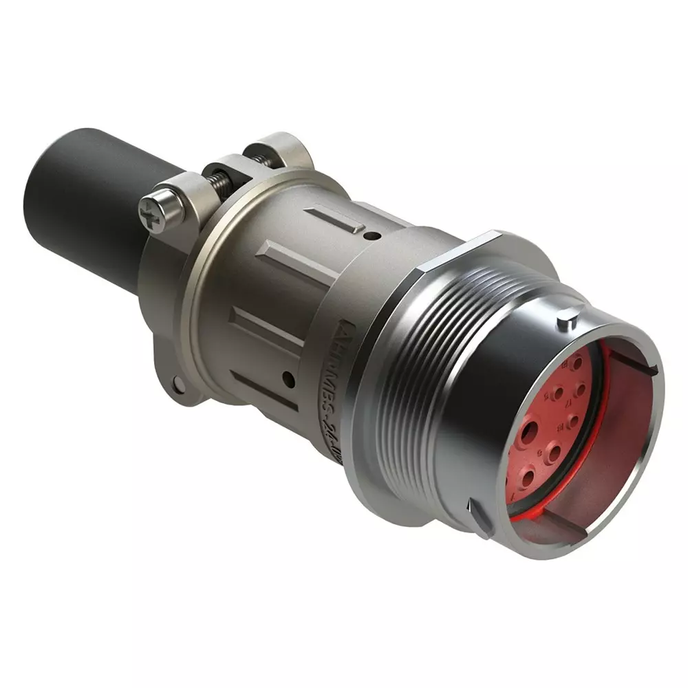 AMPHENOL SINE/TUCHEL CIRCULAR CONN, RCPT, 18POS, PANEL, AHDM04-24-18PN-059.