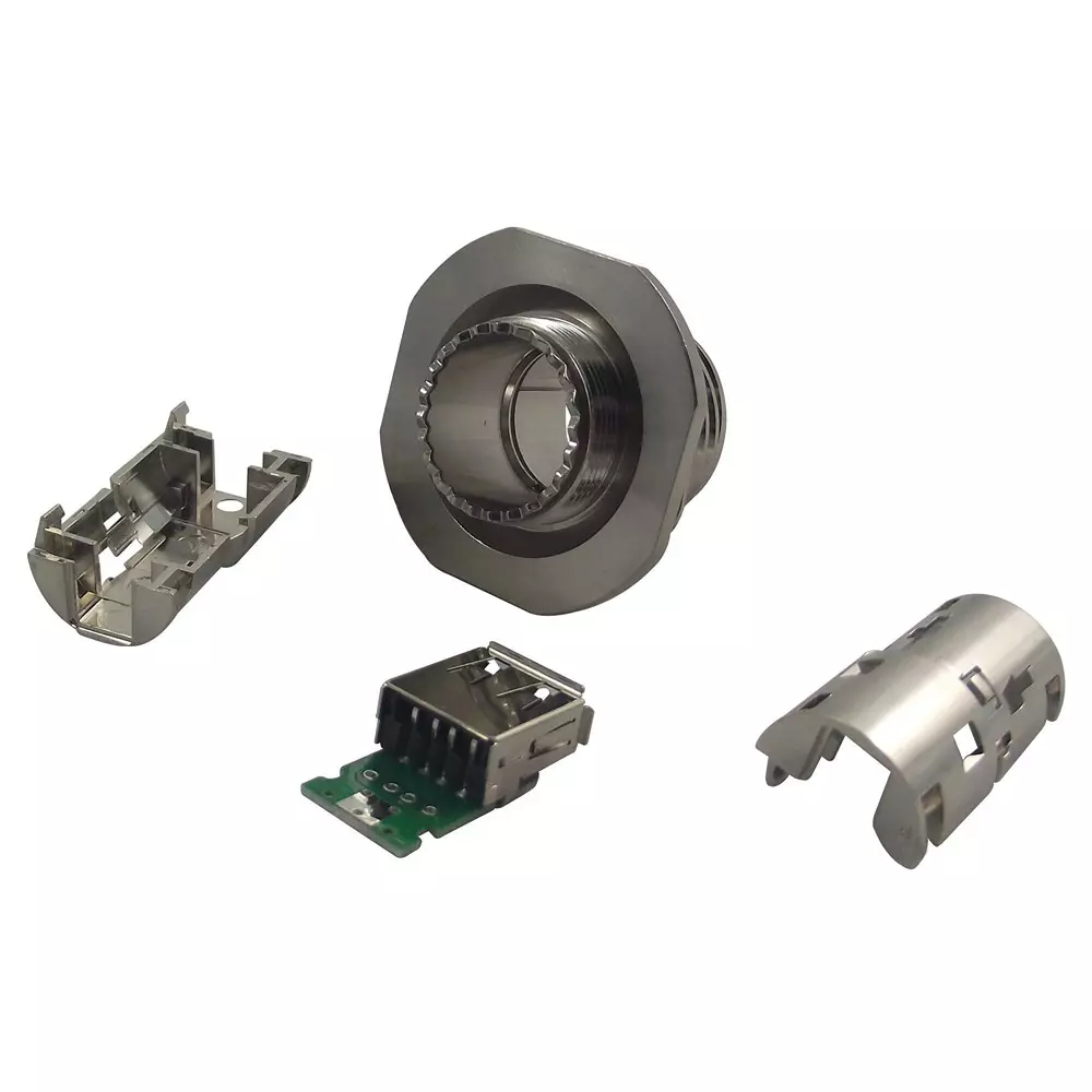 AMPHENOL SOCAPEX SEALED USB, 2.0 TYPE A, RECEPTACLE, IP67, USBF TV 72 N