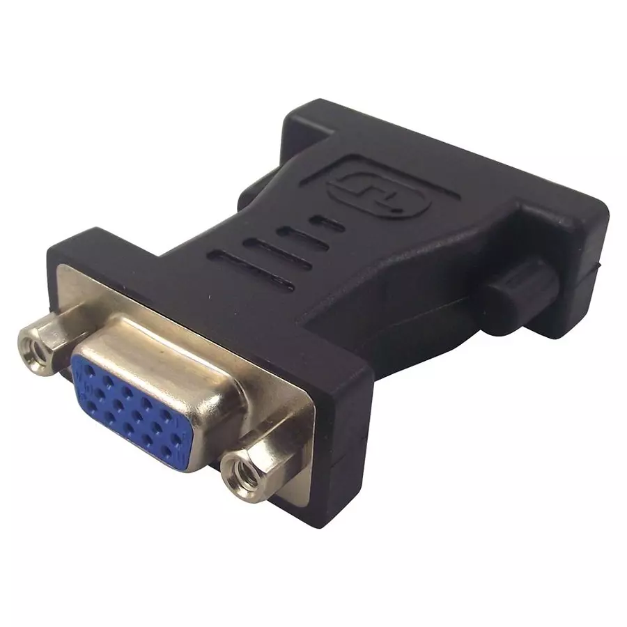 VIDEK Adaptor, Dvi-A Plug To Vga Rcpt, 2263