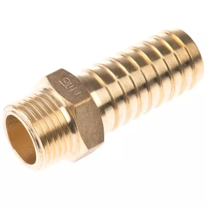 Nito Hose Connector Brass Male 19.05 mm (3/4 Inch), 2666NA4 (Pack of 2)