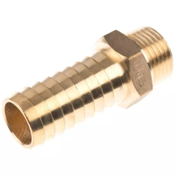 Nito Hose Connector Brass Male 19.05 mm (3/4 Inch), 2666NA4 (Pack of 2)