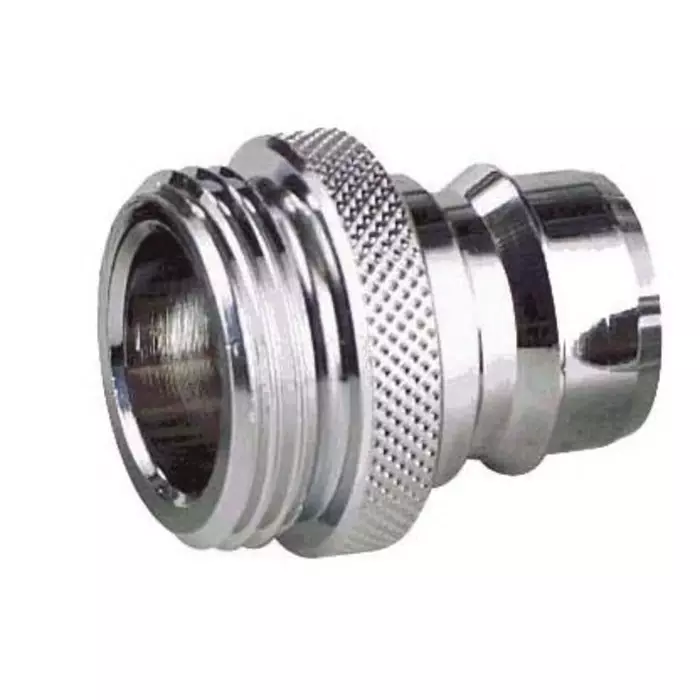 Nito Hose Connector Straight Chrome Plated Brass Male 19.05 mm (3/4 Inch) 25 bar, 63640A3