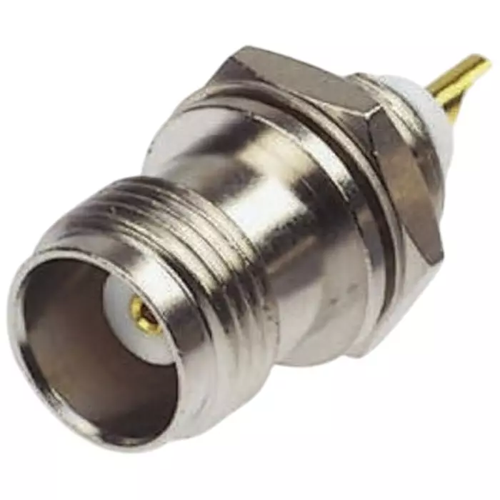 RS Pro Jack Panel Mount TNC Connector 50 Ω Solder Termination Straight Body