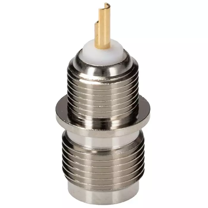 RS Pro Jack Bulkhead Mount TNC Connector 50 Ω Solder Termination Straight Body