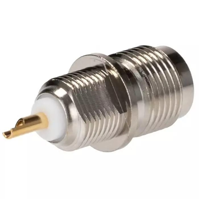 RS Pro Jack Bulkhead Mount TNC Connector 50 Ω Solder Termination Straight Body