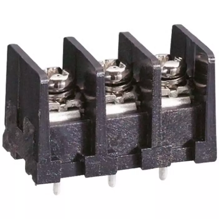 Sato Parts Barrier Strip 3 Contact 7.62 mm Pitch 1 Row 10 Amp 250 V Solder Termination, ML-40-S1BYF-3P