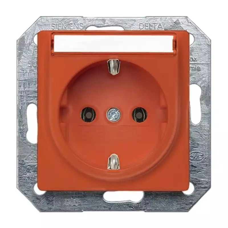 Siemens 5UB15 Orange Electrical Socket, 16A, Schuko, 5UB1538