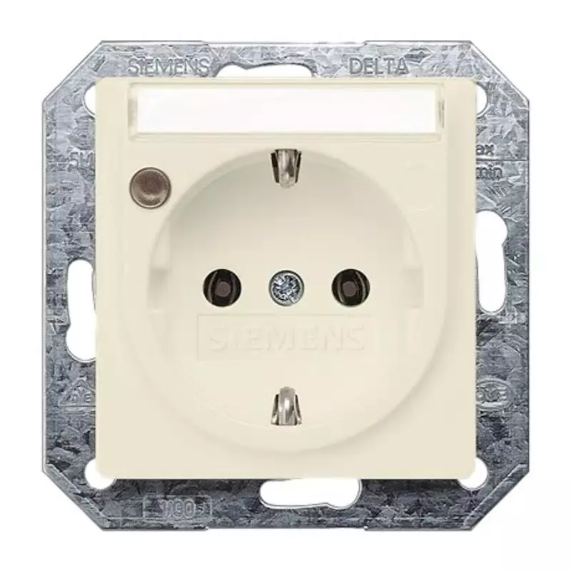 Siemens 5UB15 White Electrical Socket, 16A, Schuko, 5UB1561